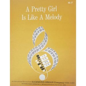 A Pretty Girl Is Like a Melody (No. 57) (Vintage) (Sheet Music)